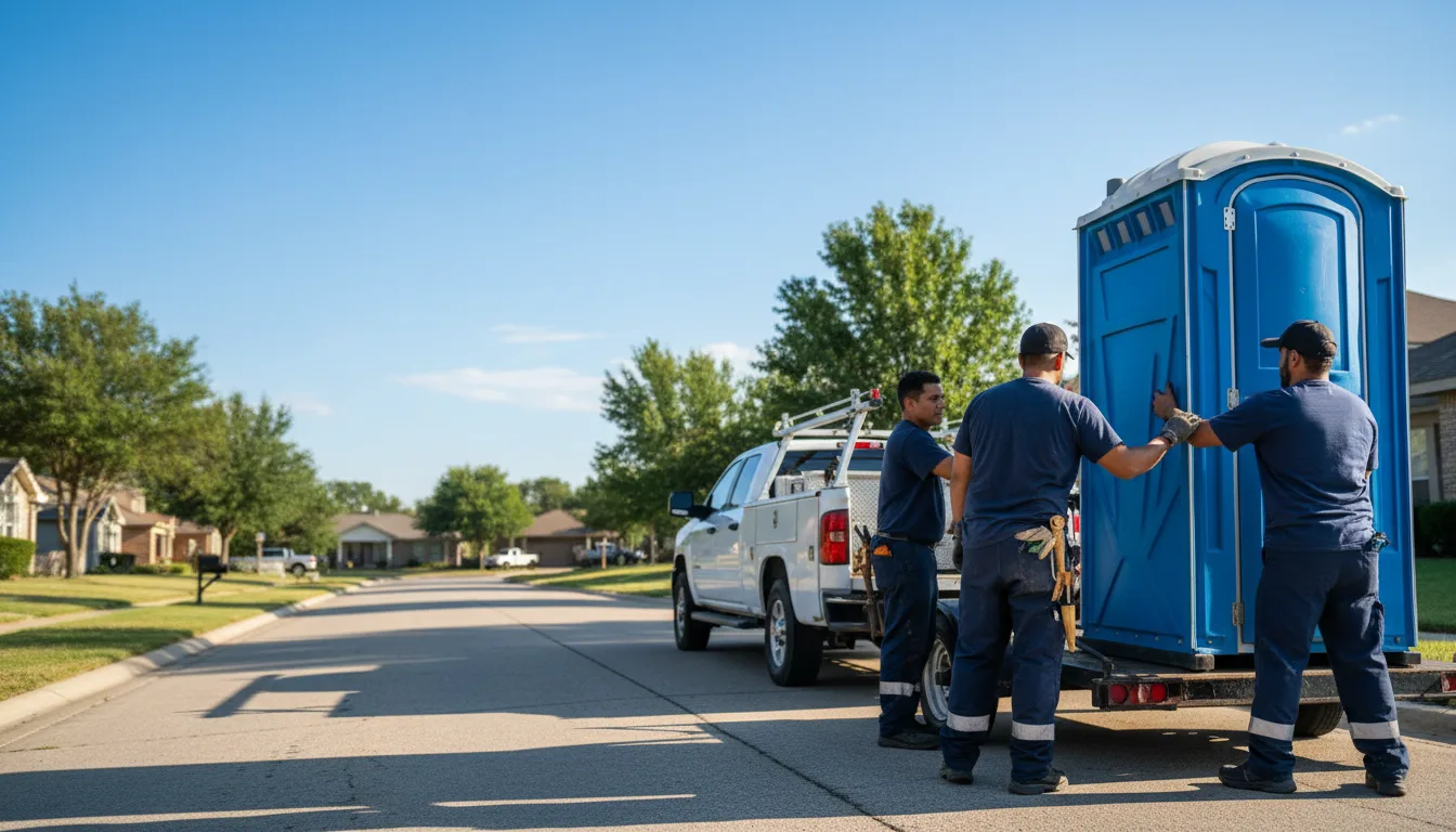 Portable Toilet Rental in Mart, TX near me